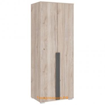 Шкаф двухдверный «Лайк 03.01», 800 × 550 × 2100 мм, цвет дуб мария / графит