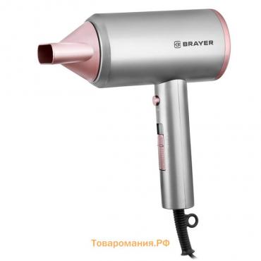 Фен BRAYER 3022BR , 1800 Вт, 2 cкорости, турборежим