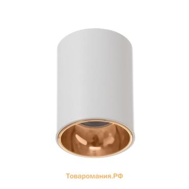 Светильник "Роллфи" LED 4000К 10Вт DIM220 IP54 белый золото 7,5х7,5х10см