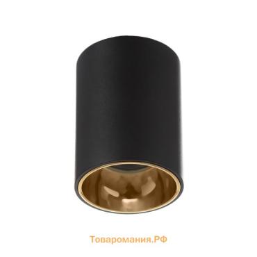 Светильник "Роллфи" LED 4000К 10Вт DIM220 IP54 черный золото 7,5х7,5х10см