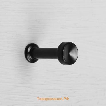 Крючок мебельный CAPPIO TRANQUIL, однорожковый, черный